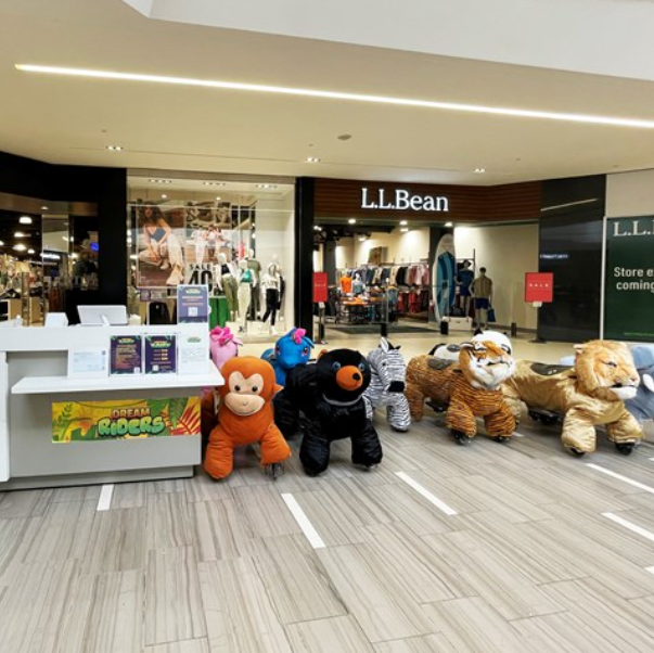 Dream Riders open kiosk and plush animal fleet at West Edmonton Mall